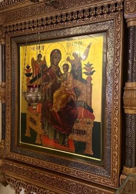 Молебен с акафистом в честь иконы Божией Матери Всецарица